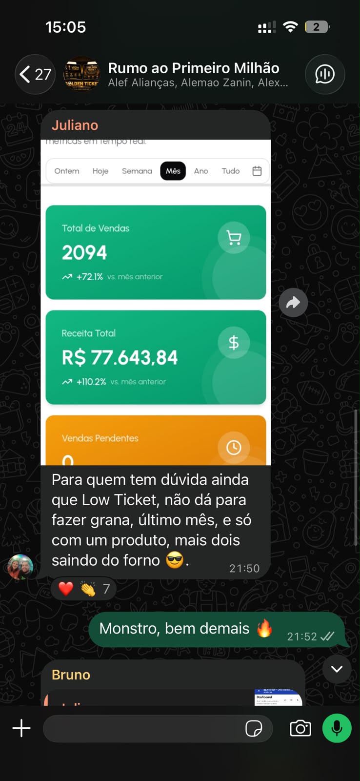 Print real de resultado 1